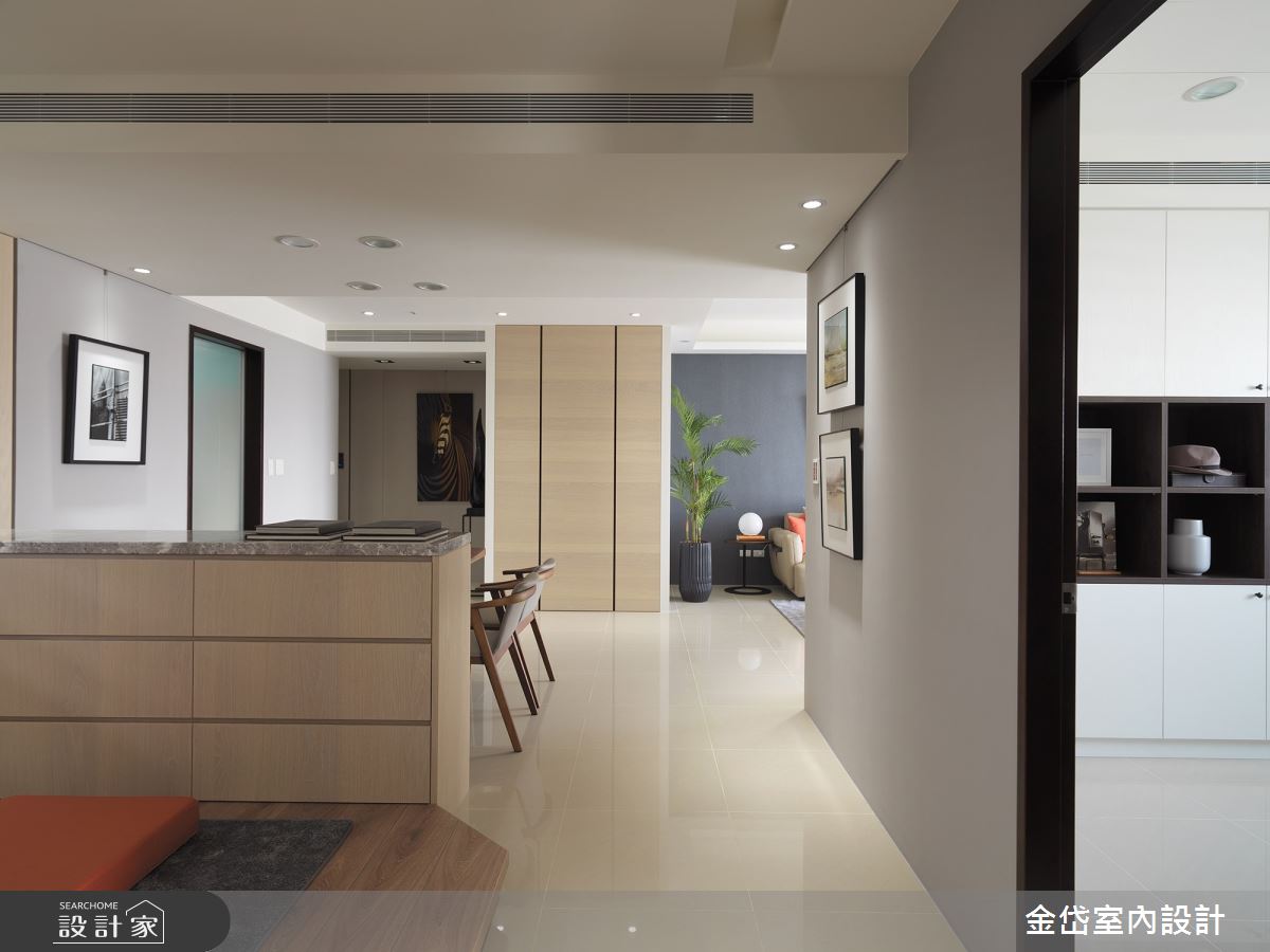 36坪新成屋(5年以下)＿現代風走廊案例圖片＿金岱室內裝修有限公司＿金岱_北投 史公館_現代風之15