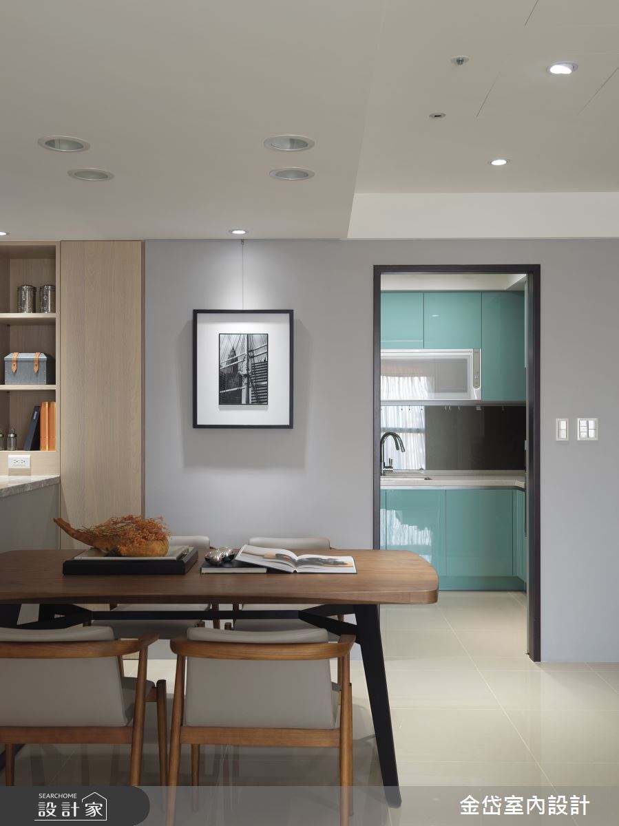 36坪新成屋(5年以下)＿現代風餐廳案例圖片＿金岱室內裝修有限公司＿金岱_北投 史公館_現代風之12