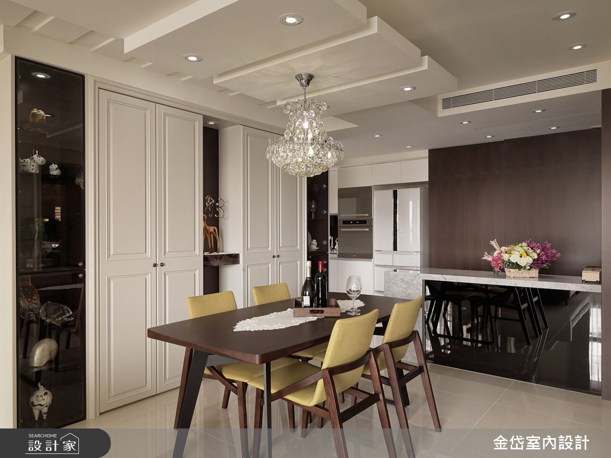 38坪新成屋(5年以下)＿新古典餐廳案例圖片＿金岱室內裝修有限公司＿金岱_綺華翡麗 周公館_新古典之10