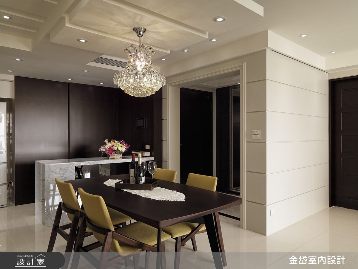 38坪新成屋(5年以下)＿新古典餐廳案例圖片＿金岱室內裝修有限公司＿金岱_綺華翡麗 周公館_新古典之11