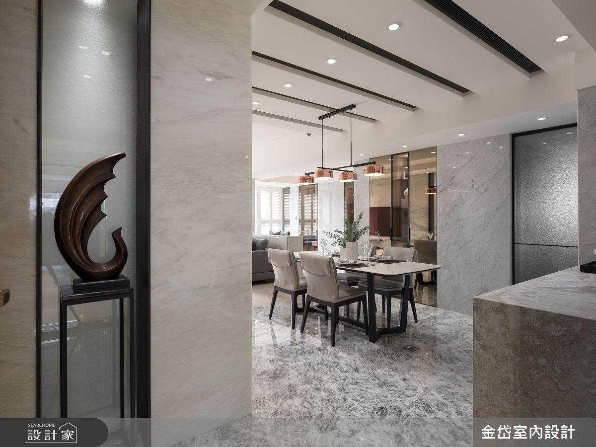 58坪中古屋(5~15年)＿現代風餐廳案例圖片＿金岱室內裝修有限公司＿金岱_元利世紀匯 黃公館_現代風之1