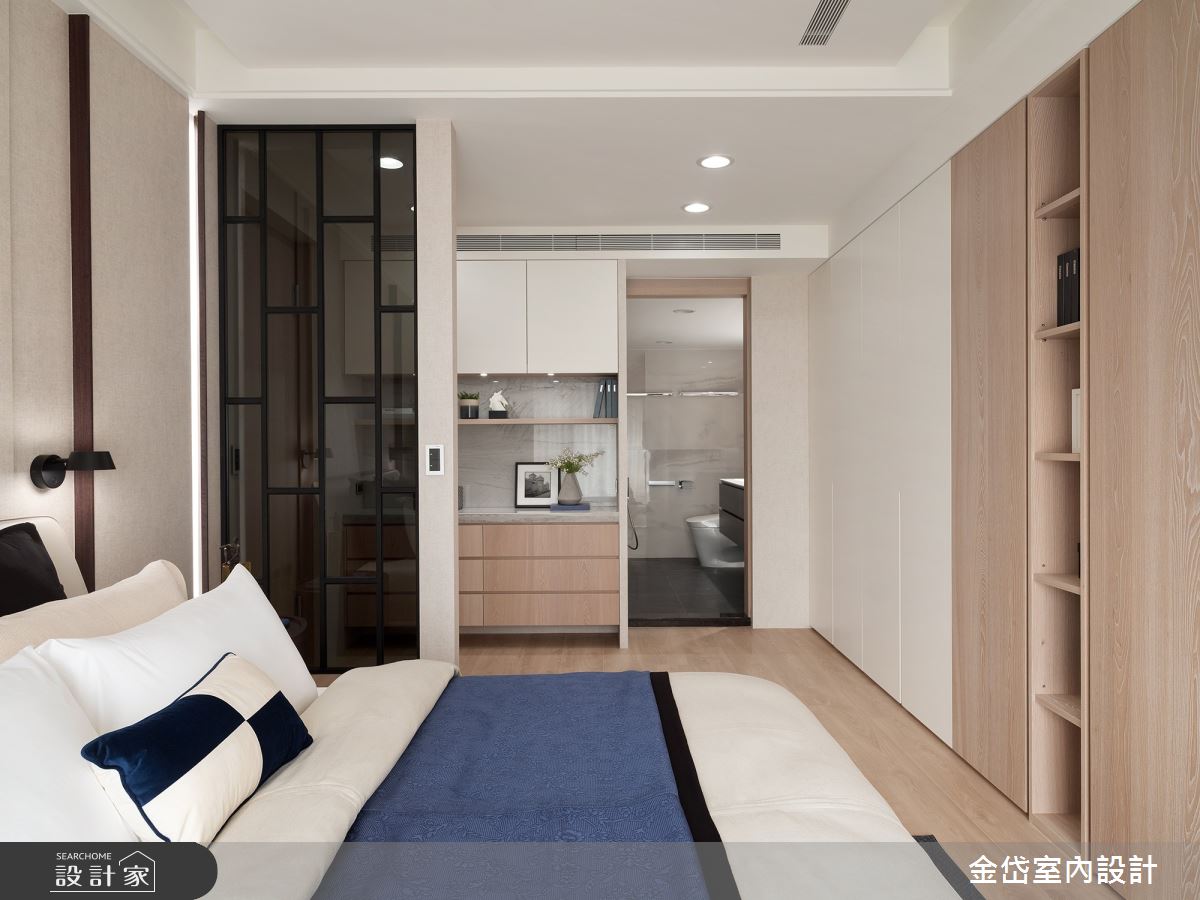 58坪中古屋(5~15年)＿現代風臥室案例圖片＿金岱室內裝修有限公司＿金岱_元利世紀匯 黃公館_現代風之16