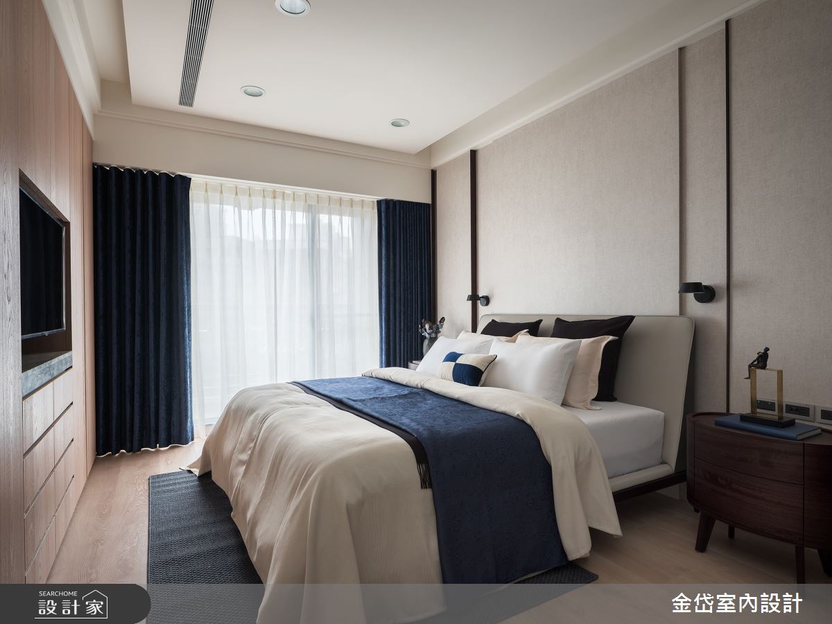 58坪中古屋(5~15年)＿現代風臥室案例圖片＿金岱室內裝修有限公司＿金岱_元利世紀匯 黃公館_現代風之17