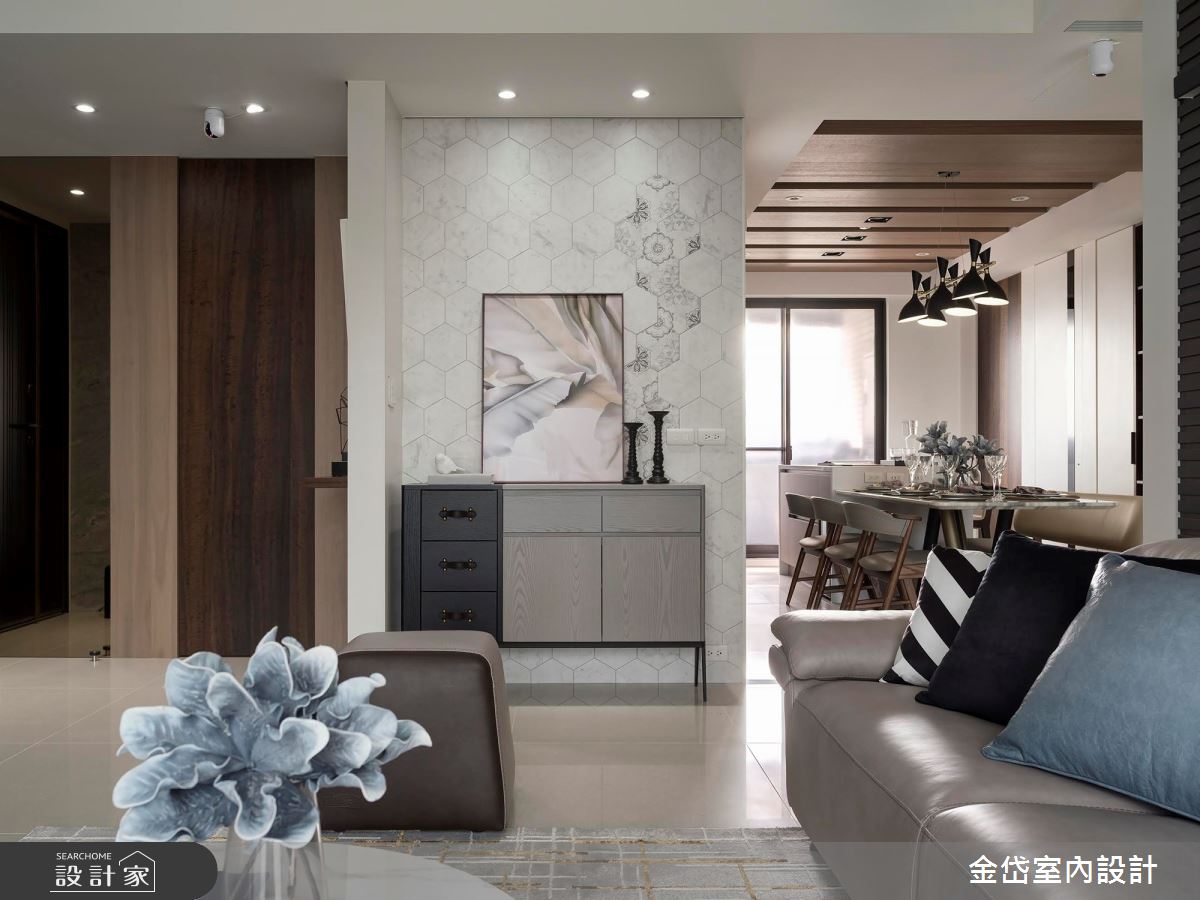 40坪新成屋(5年以下)＿混搭風客廳案例圖片＿金岱室內裝修有限公司＿金岱_清歡 許公館_混搭風之7