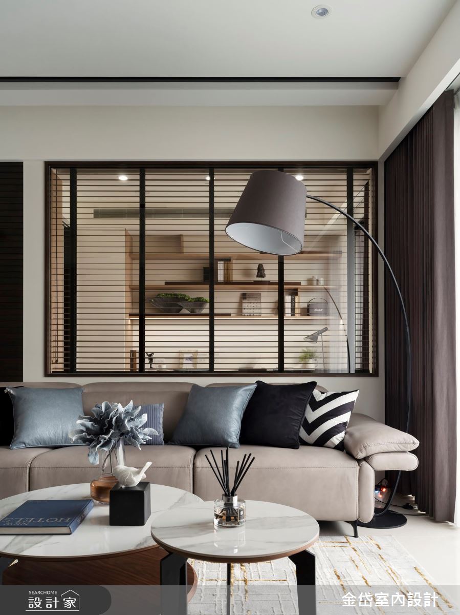 40坪新成屋(5年以下)＿混搭風客廳案例圖片＿金岱室內裝修有限公司＿金岱_清歡 許公館_混搭風之9