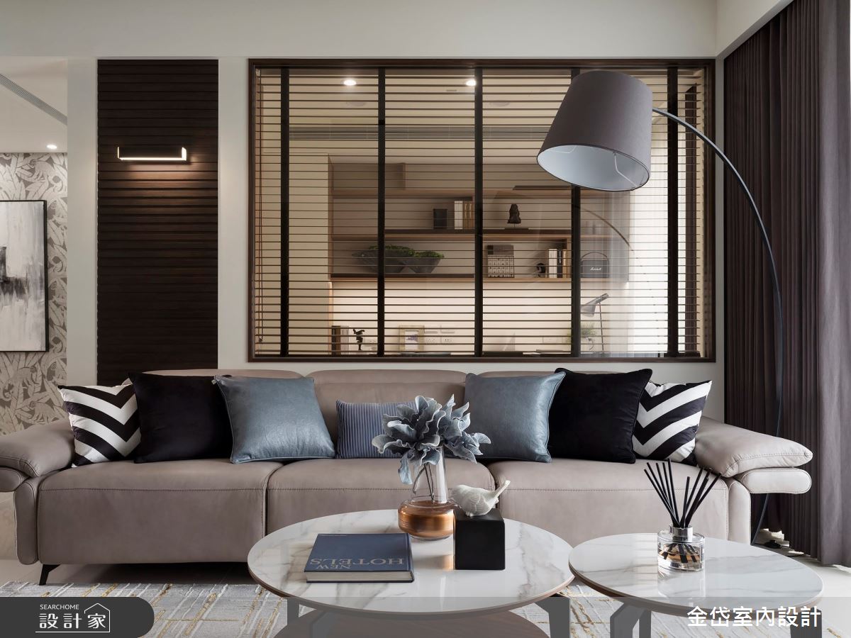 40坪新成屋(5年以下)＿混搭風客廳案例圖片＿金岱室內裝修有限公司＿金岱_清歡 許公館_混搭風之8