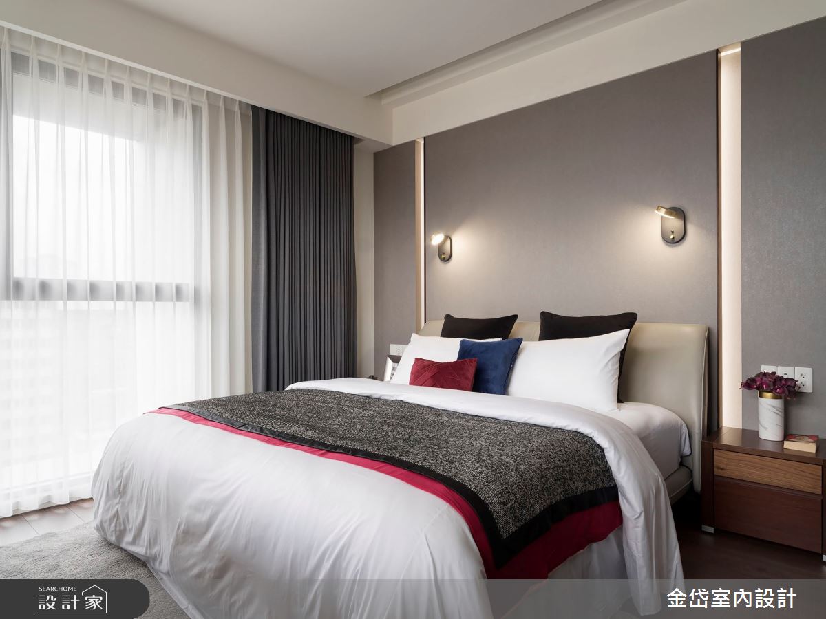 40坪新成屋(5年以下)＿混搭風臥室案例圖片＿金岱室內裝修有限公司＿金岱_清歡 許公館_混搭風之18