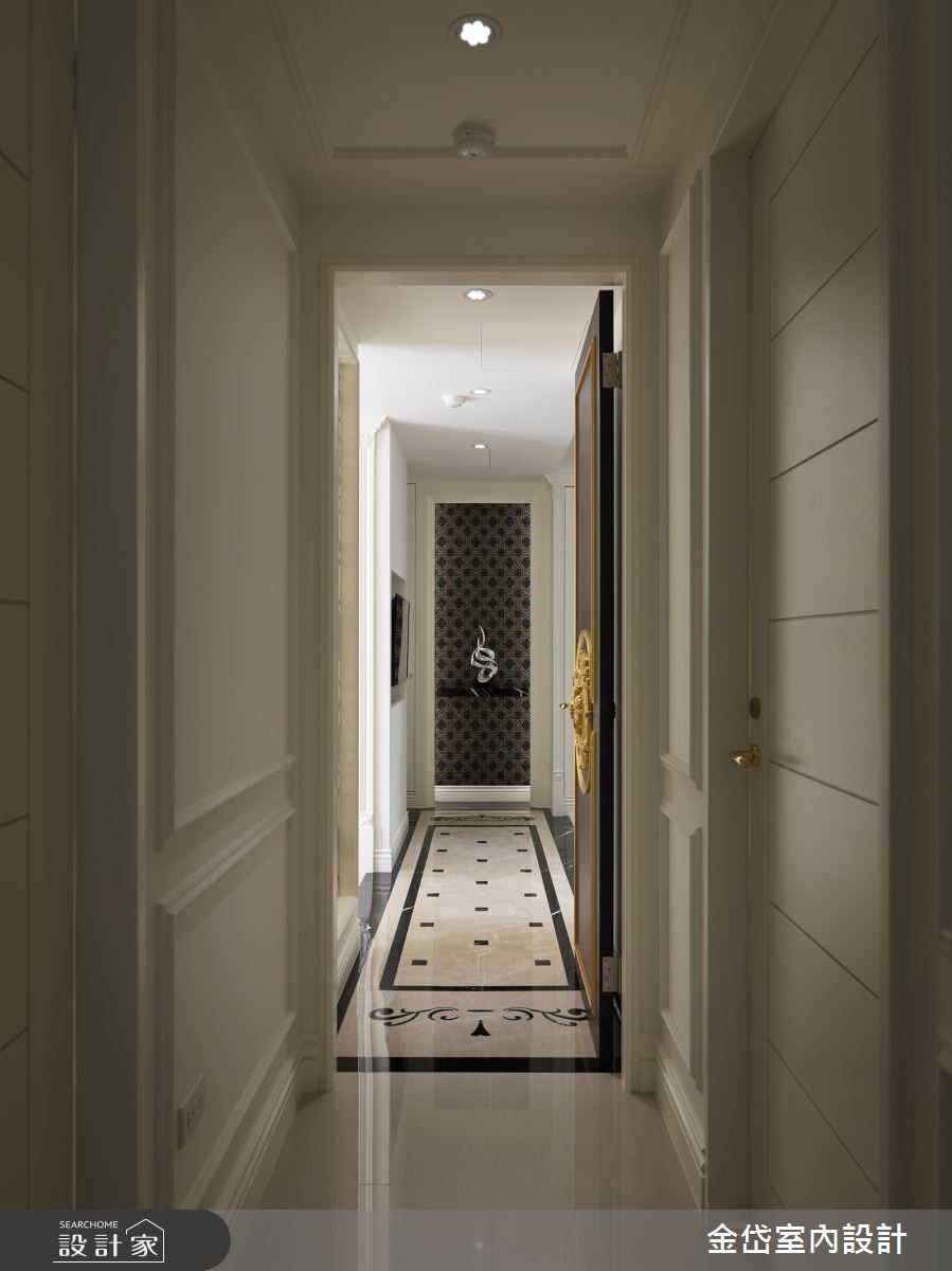 36坪新成屋(5年以下)＿新古典走廊案例圖片＿金岱室內裝修有限公司＿金岱_龍騰 汪公館_新古典之11
