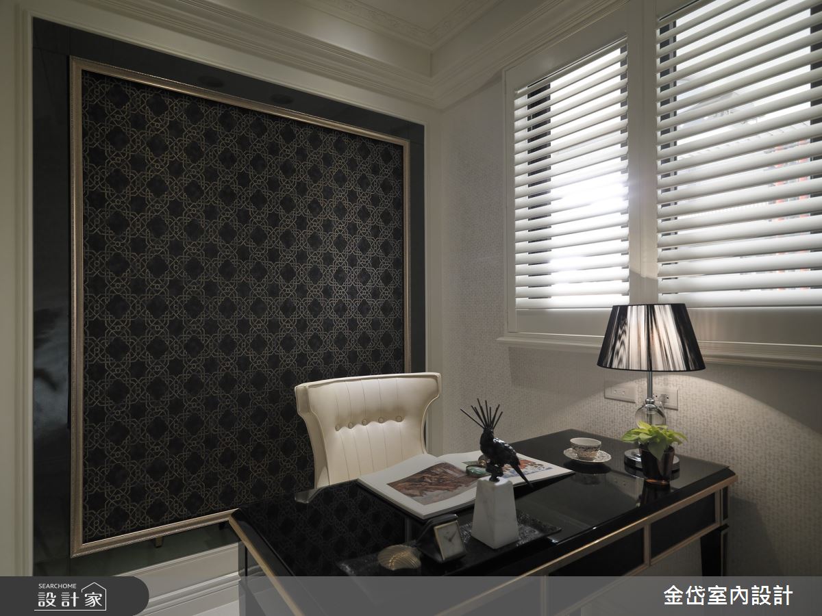 36坪新成屋(5年以下)＿新古典書房案例圖片＿金岱室內裝修有限公司＿金岱_龍騰 汪公館_新古典之12