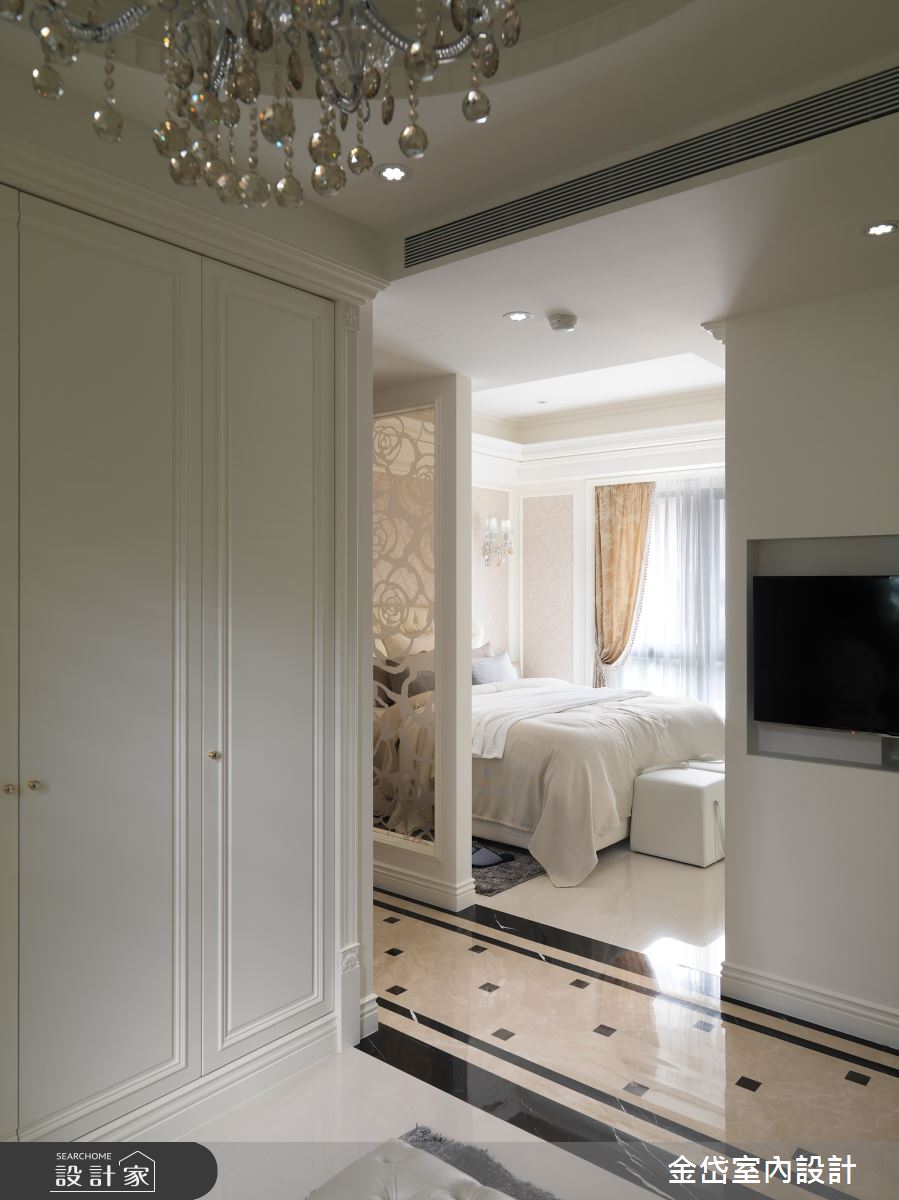 36坪新成屋(5年以下)＿新古典臥室案例圖片＿金岱室內裝修有限公司＿金岱_龍騰 汪公館_新古典之13
