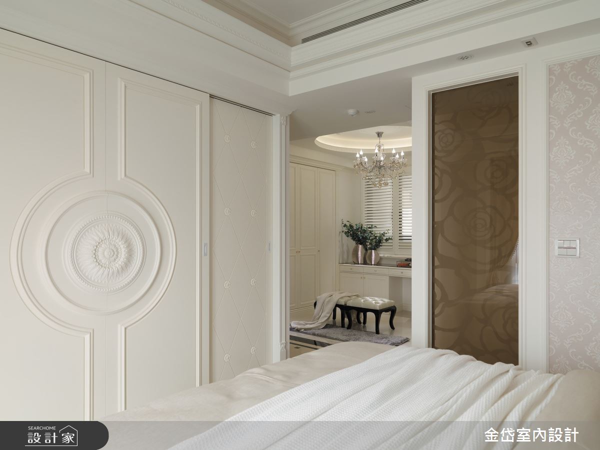 36坪新成屋(5年以下)＿新古典臥室案例圖片＿金岱室內裝修有限公司＿金岱_龍騰 汪公館_新古典之16