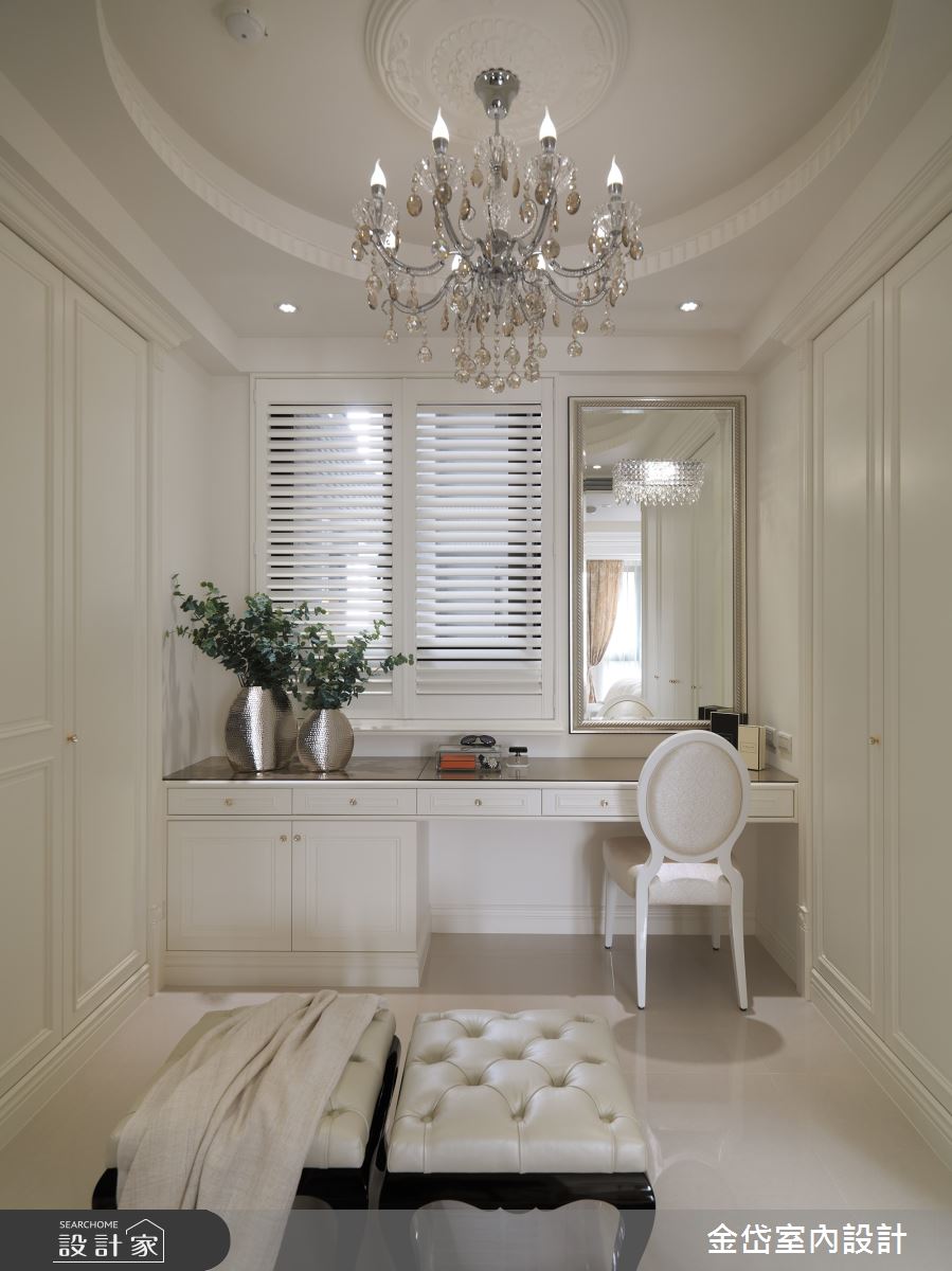 36坪新成屋(5年以下)＿新古典更衣間案例圖片＿金岱室內裝修有限公司＿金岱_龍騰 汪公館_新古典之17