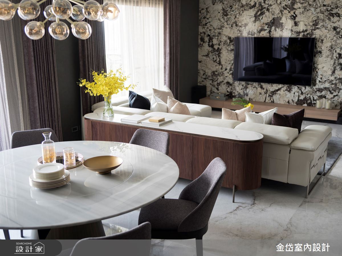 64坪毛胚屋＿現代風客廳餐廳案例圖片＿金岱室內裝修有限公司＿金岱_常殷峰澤 王公館_現代風之12