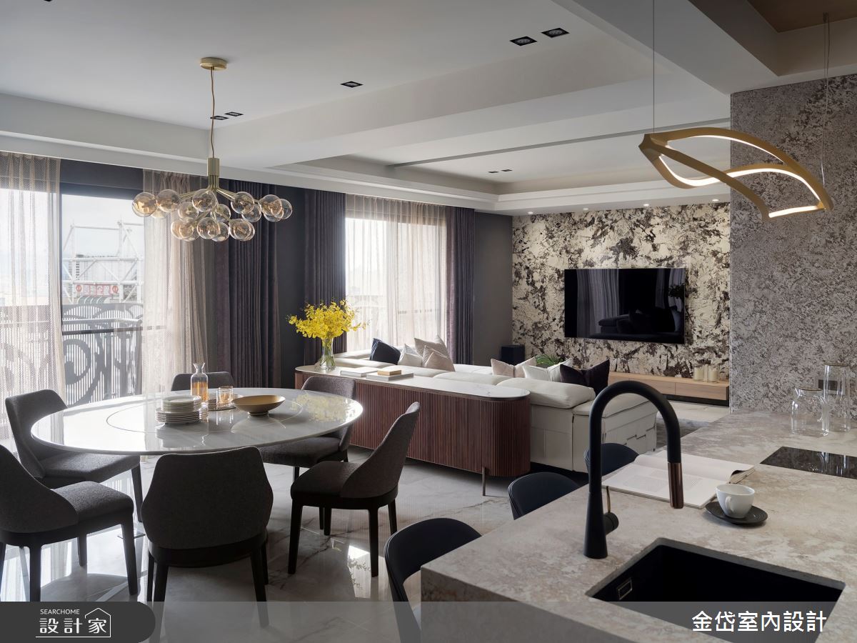 64坪毛胚屋＿現代風客廳餐廳廚房案例圖片＿金岱室內裝修有限公司＿金岱_常殷峰澤 王公館_現代風之15