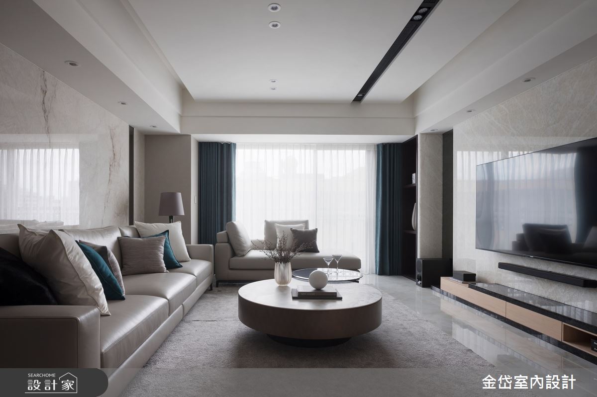 50坪老屋(16~30年)＿現代風客廳案例圖片＿金岱室內裝修有限公司＿金岱_第一樂章 吳公館_現代風之3