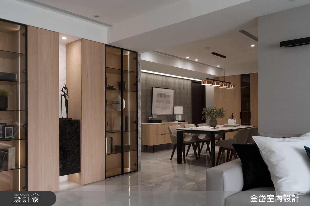 50坪老屋(16~30年)＿現代風客廳餐廳案例圖片＿金岱室內裝修有限公司＿金岱_第一樂章 吳公館_現代風之9