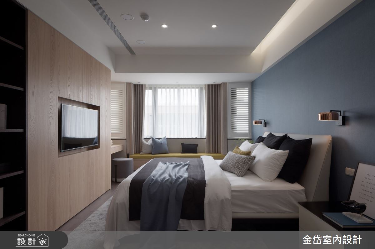 50坪老屋(16~30年)＿現代風臥室案例圖片＿金岱室內裝修有限公司＿金岱_第一樂章 吳公館_現代風之16