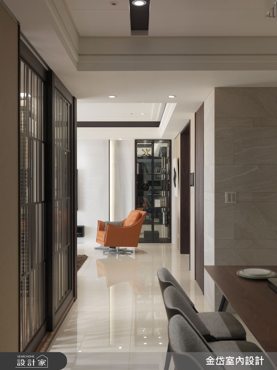 50坪新成屋(5年以下)＿混搭風走廊案例圖片＿金岱室內裝修有限公司＿金岱_吉美一品花園 林公館_混搭風之10