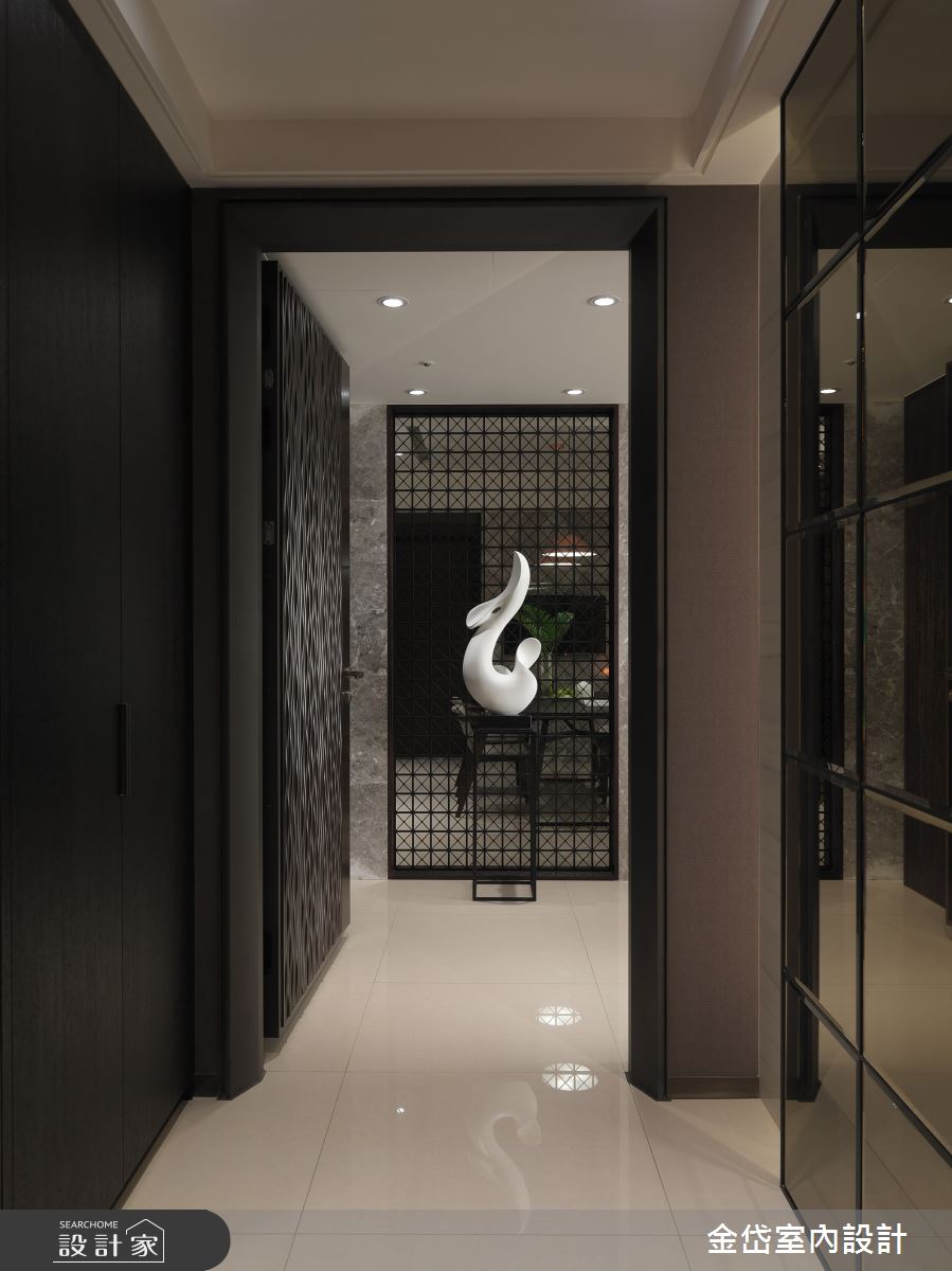40坪新成屋(5年以下)＿現代風玄關案例圖片＿金岱室內裝修有限公司＿金岱_吉美一品花園 曾公館_現代風之1
