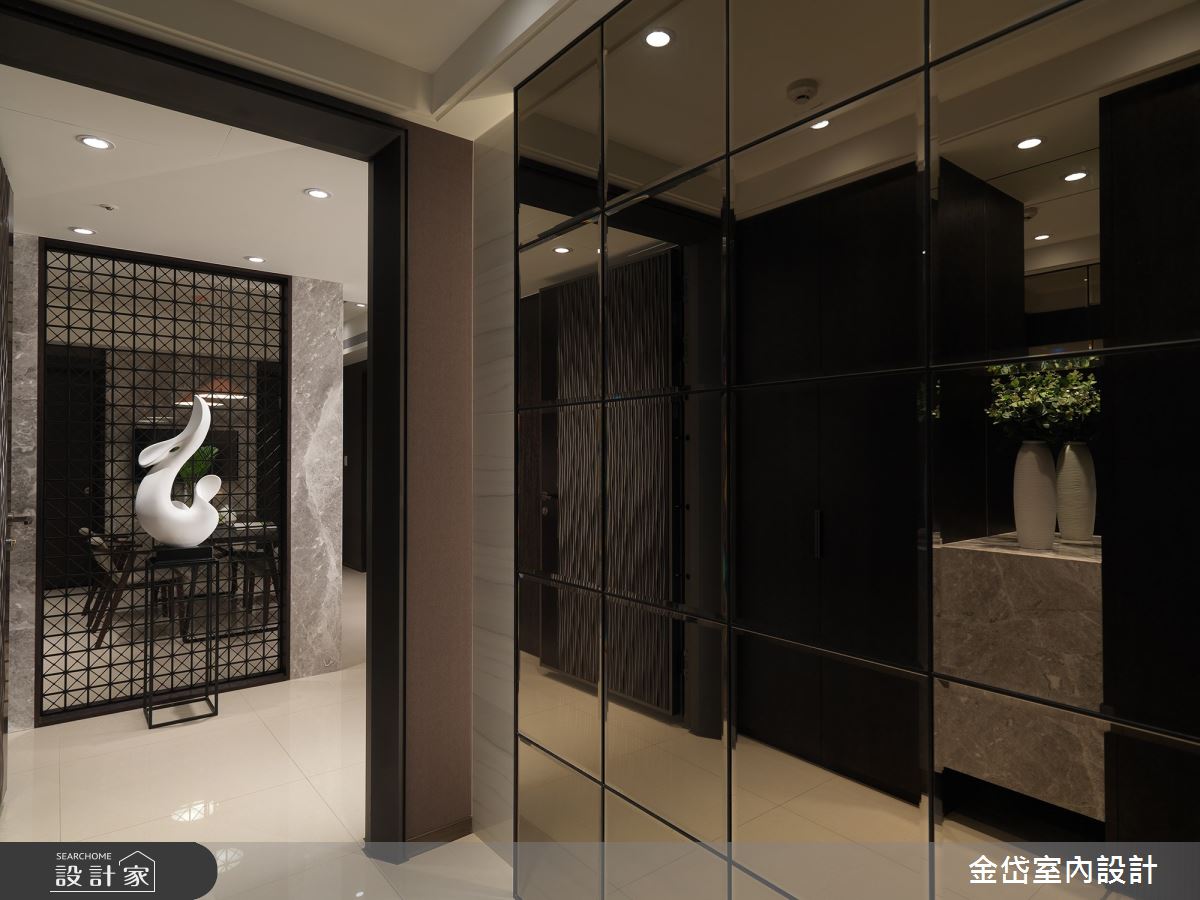 40坪新成屋(5年以下)＿現代風玄關案例圖片＿金岱室內裝修有限公司＿金岱_吉美一品花園 曾公館_現代風之2