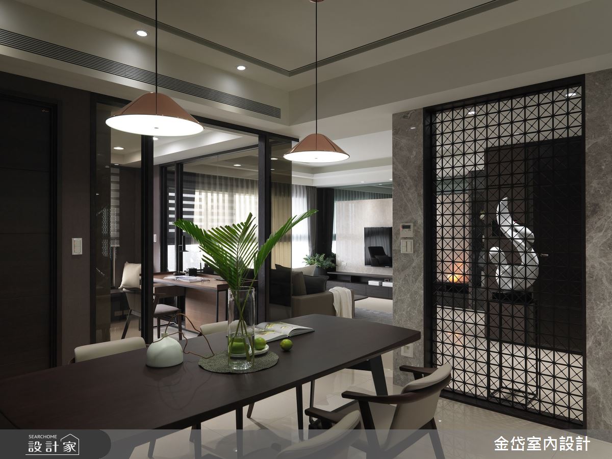 40坪新成屋(5年以下)＿現代風餐廳案例圖片＿金岱室內裝修有限公司＿金岱_吉美一品花園 曾公館_現代風之14
