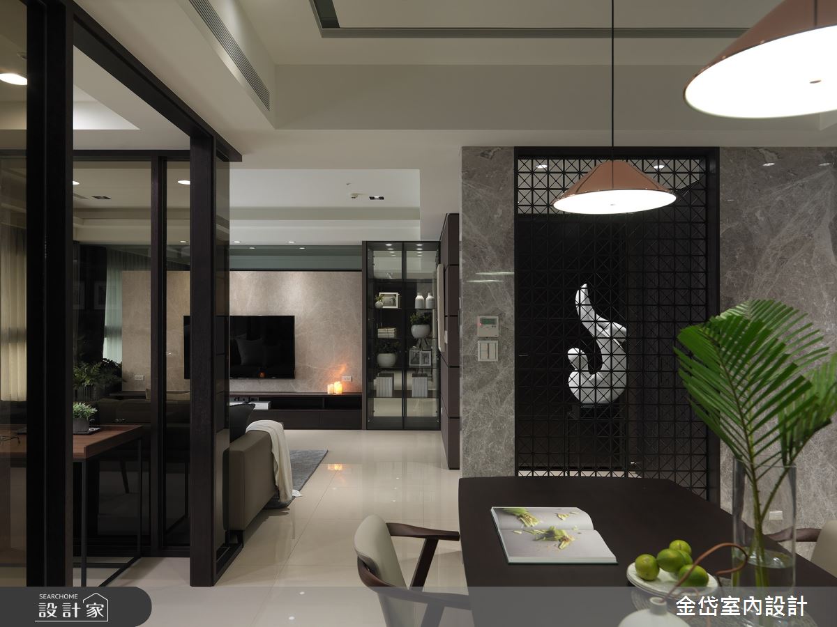 40坪新成屋(5年以下)＿現代風餐廳案例圖片＿金岱室內裝修有限公司＿金岱_吉美一品花園 曾公館_現代風之15