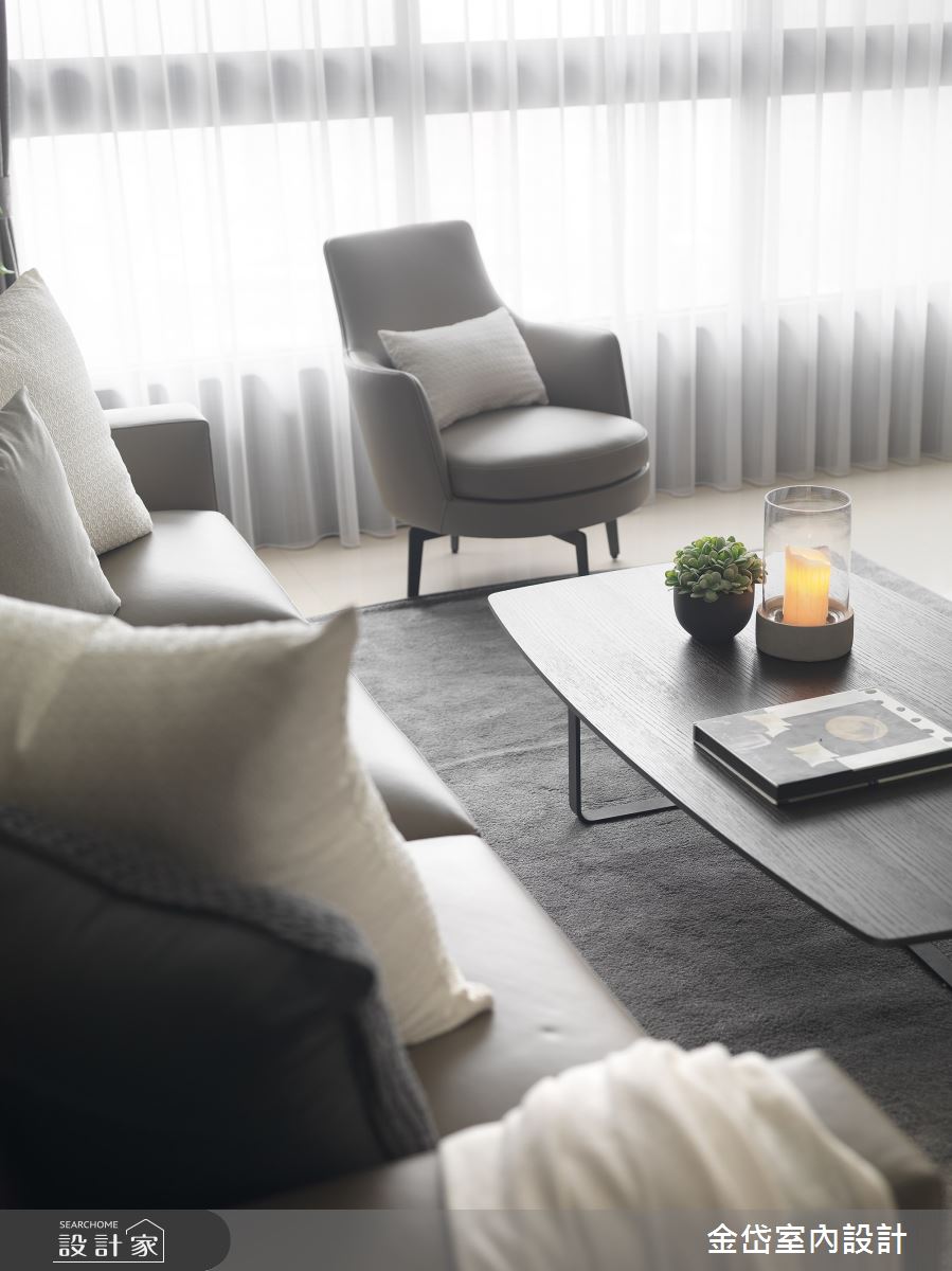 40坪新成屋(5年以下)＿現代風客廳案例圖片＿金岱室內裝修有限公司＿金岱_吉美一品花園 曾公館_現代風之11