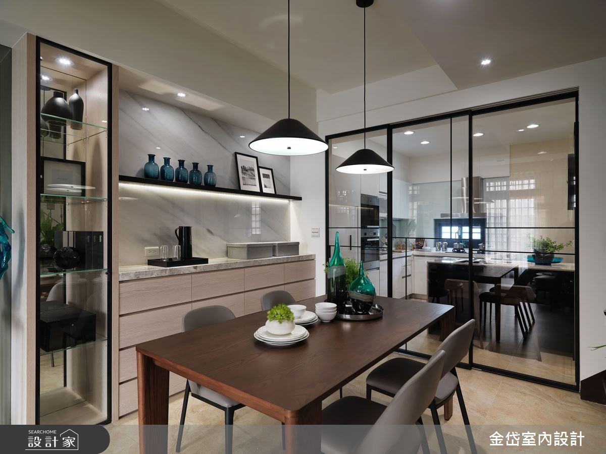 60坪新成屋(5年以下)＿現代風餐廳案例圖片＿金岱室內裝修有限公司＿金岱_透天宅 徐公館_現代風之7