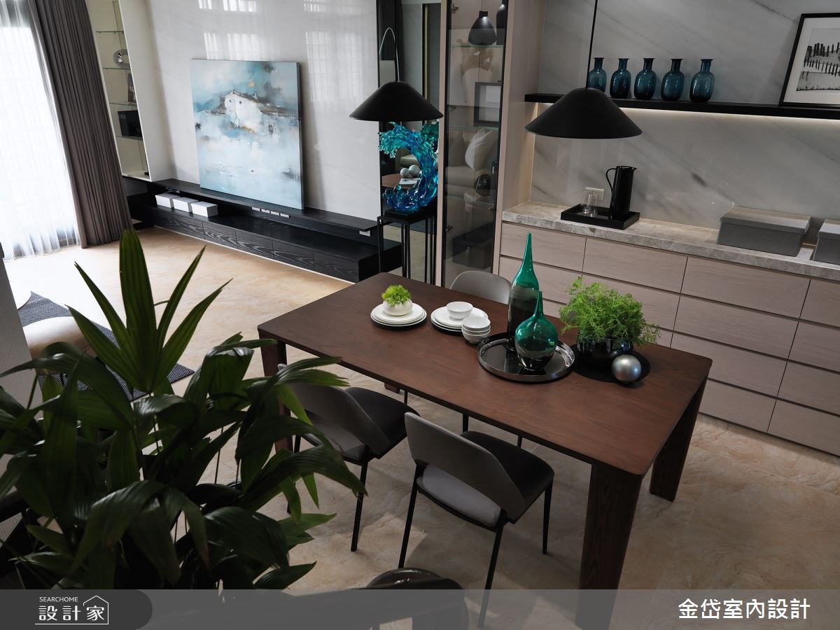 60坪新成屋(5年以下)＿現代風餐廳案例圖片＿金岱室內裝修有限公司＿金岱_透天宅 徐公館_現代風之6