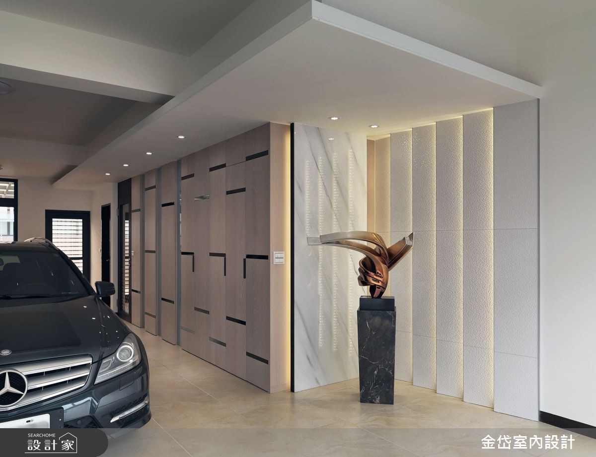 60坪新成屋(5年以下)＿現代風車庫案例圖片＿金岱室內裝修有限公司＿金岱_透天宅 徐公館_現代風之1