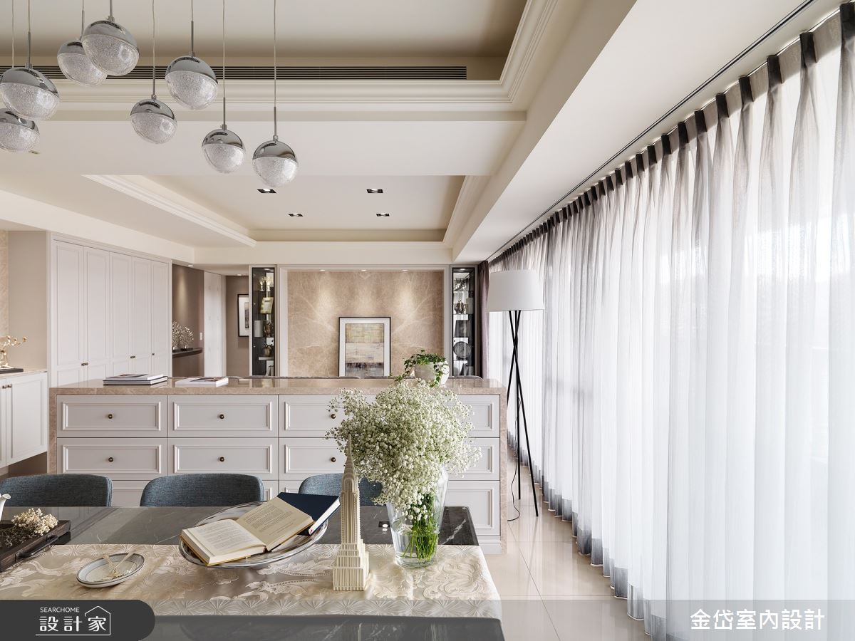 58坪新成屋(5年以下)＿新古典餐廳案例圖片＿金岱室內裝修有限公司＿金岱_城上城 楊公館_新古典之7