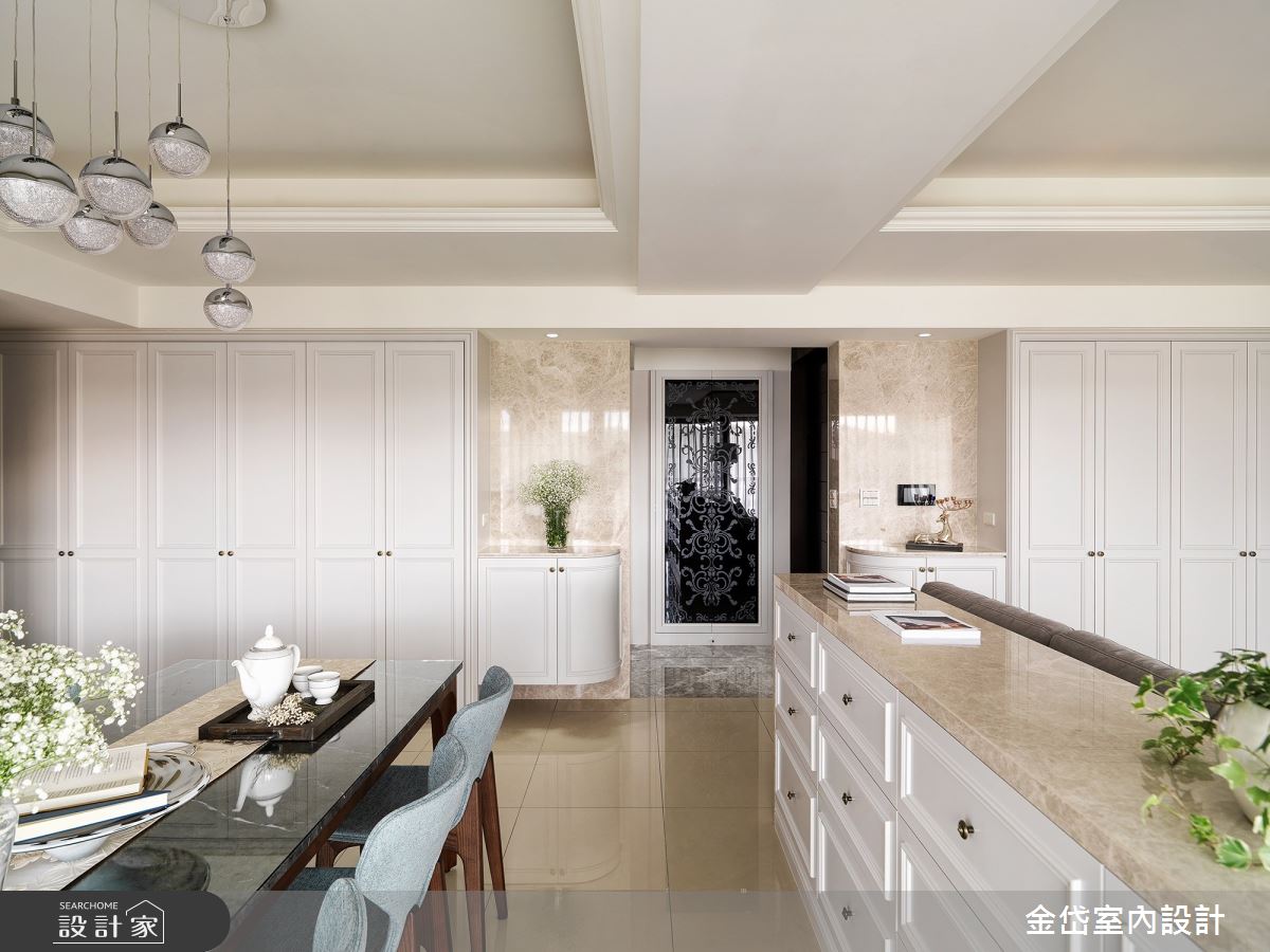 58坪新成屋(5年以下)＿新古典餐廳案例圖片＿金岱室內裝修有限公司＿金岱_城上城 楊公館_新古典之9