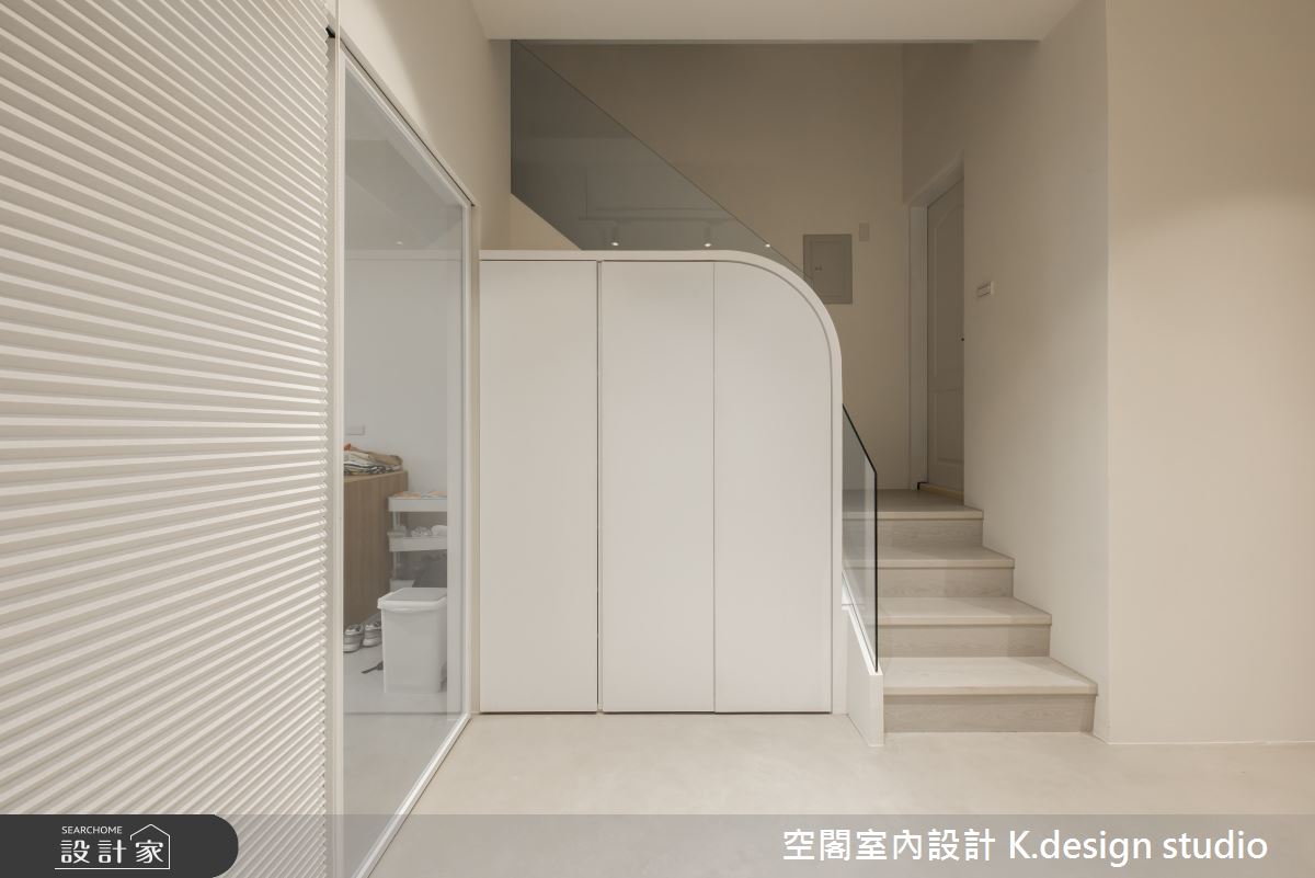 60坪老屋(16~30年)＿混搭風樓梯案例圖片＿空閣室內設計 K.design studio＿空閣_09隅光之4