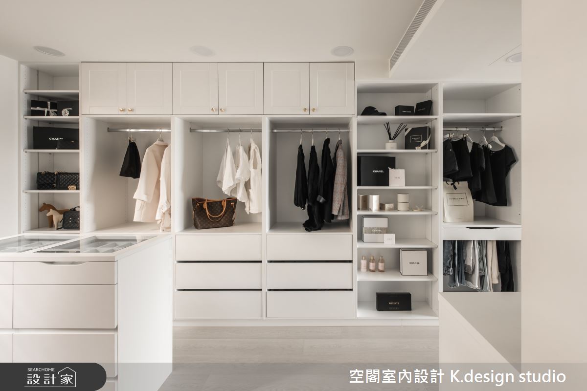 60坪老屋(16~30年)＿混搭風更衣間案例圖片＿空閣室內設計 K.design studio＿空閣_09隅光之14