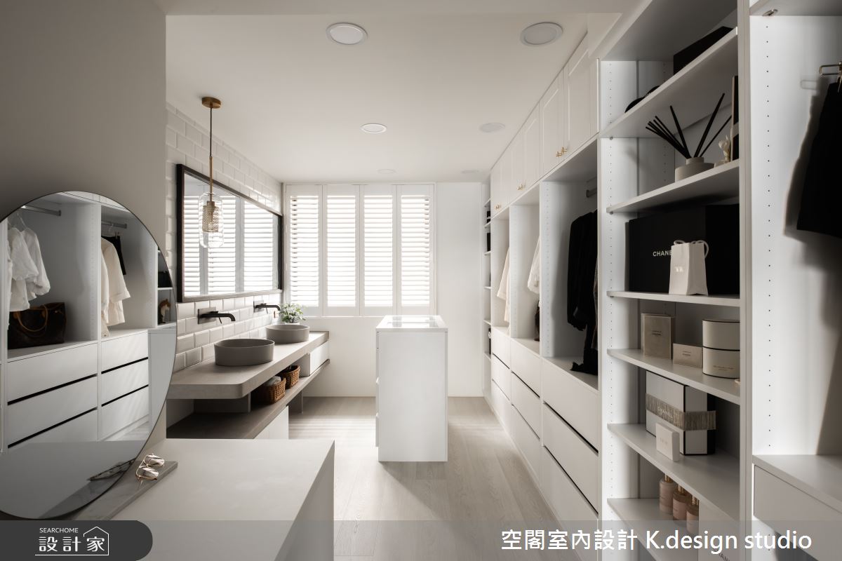 60坪老屋(16~30年)＿混搭風更衣間案例圖片＿空閣室內設計 K.design studio＿空閣_09隅光之15