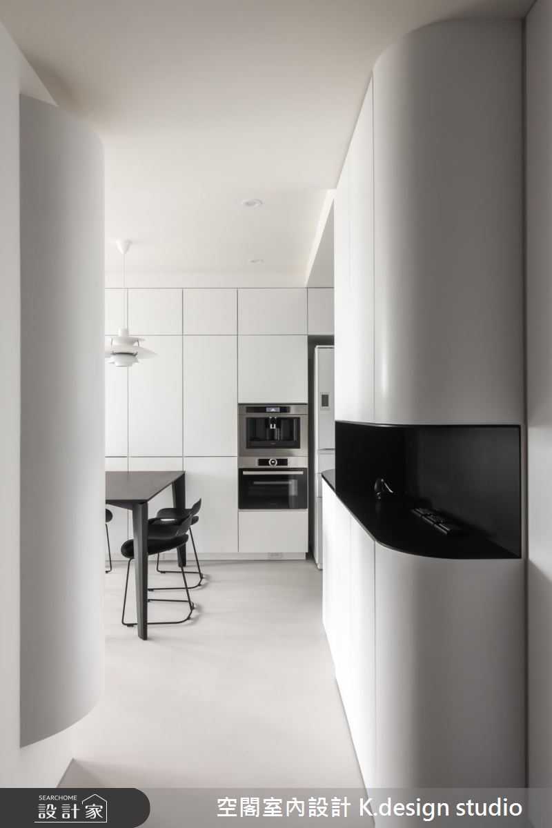 25坪新成屋(5年以下)＿混搭風玄關案例圖片＿空閣室內設計 K.design studio＿空閣_10灰偕之1