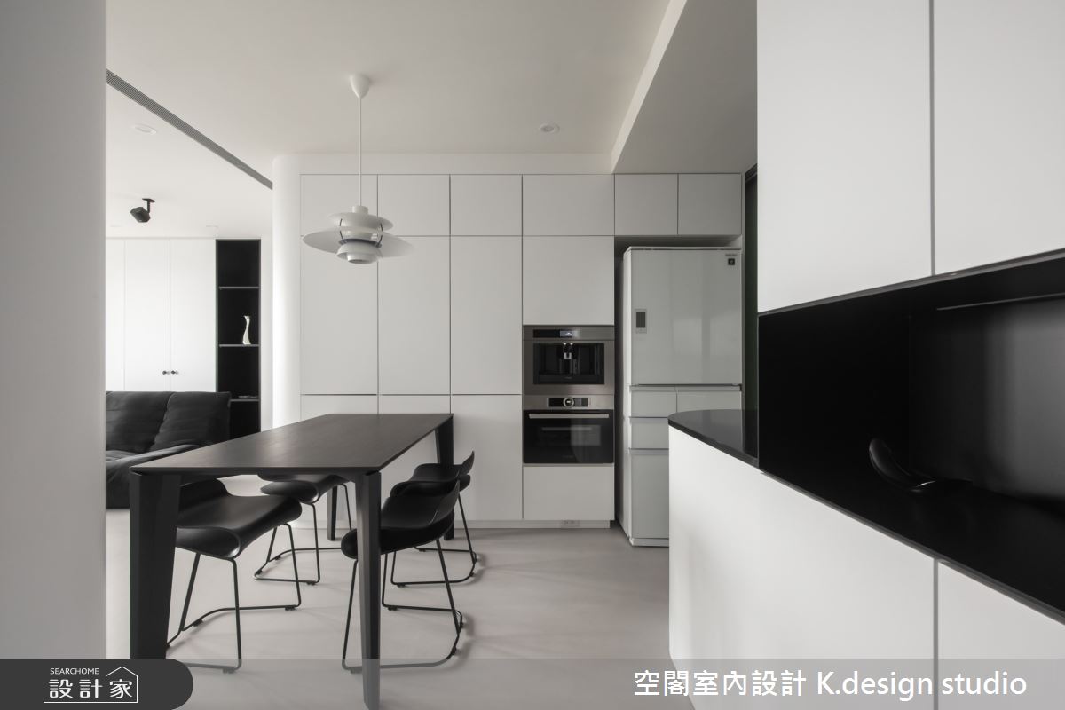 25坪新成屋(5年以下)＿混搭風餐廳案例圖片＿空閣室內設計 K.design studio＿空閣_10灰偕之2
