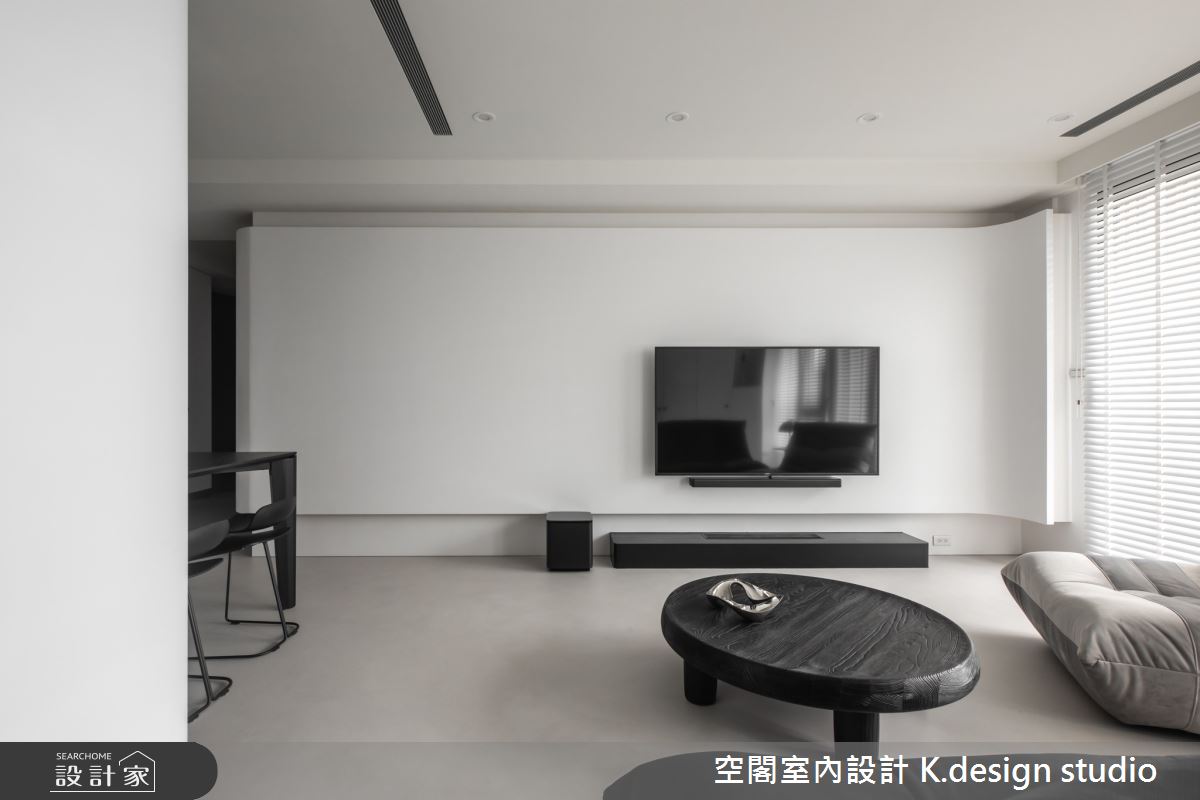 25坪新成屋(5年以下)＿混搭風客廳案例圖片＿空閣室內設計 K.design studio＿空閣_10灰偕之9