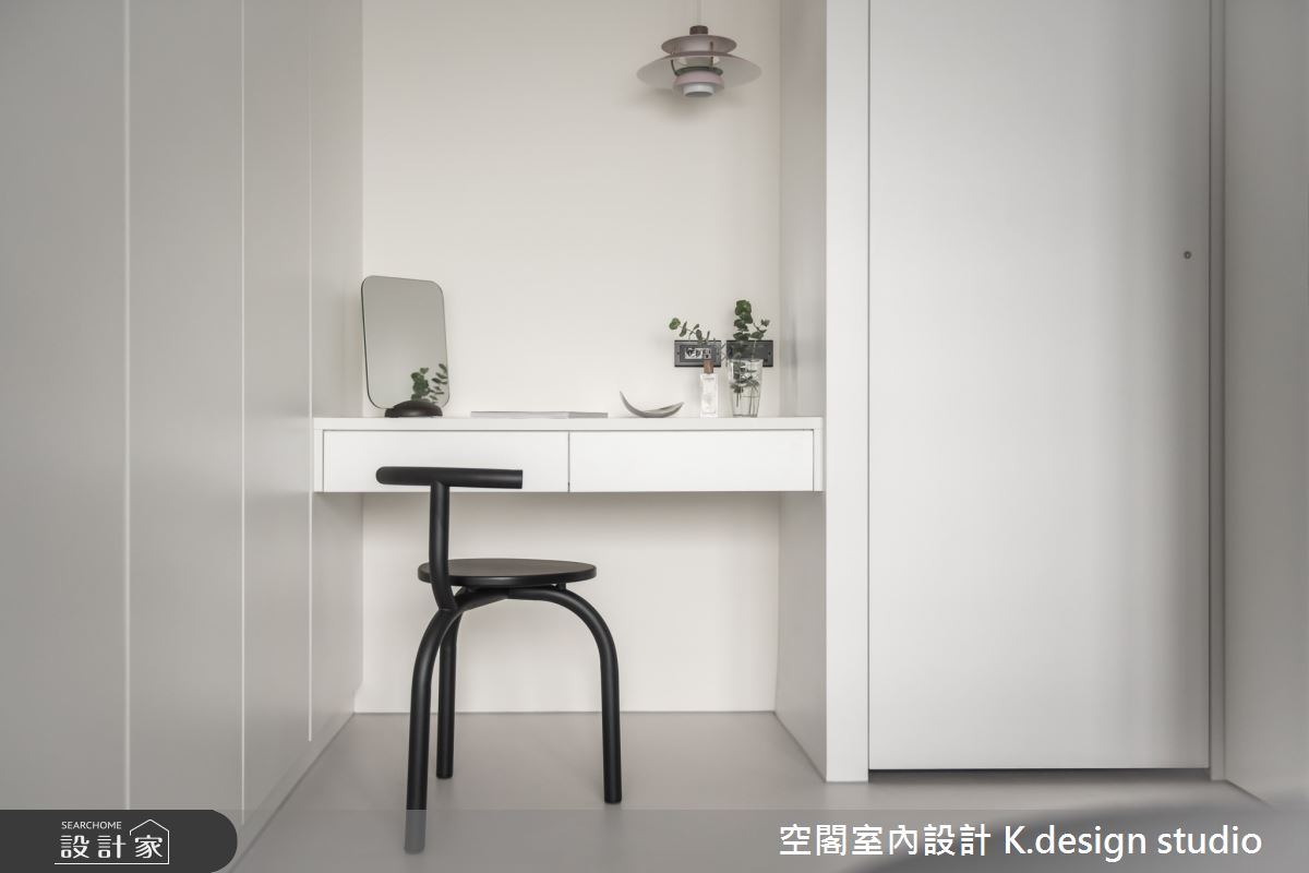 25坪新成屋(5年以下)＿混搭風臥室案例圖片＿空閣室內設計 K.design studio＿空閣_10灰偕之14
