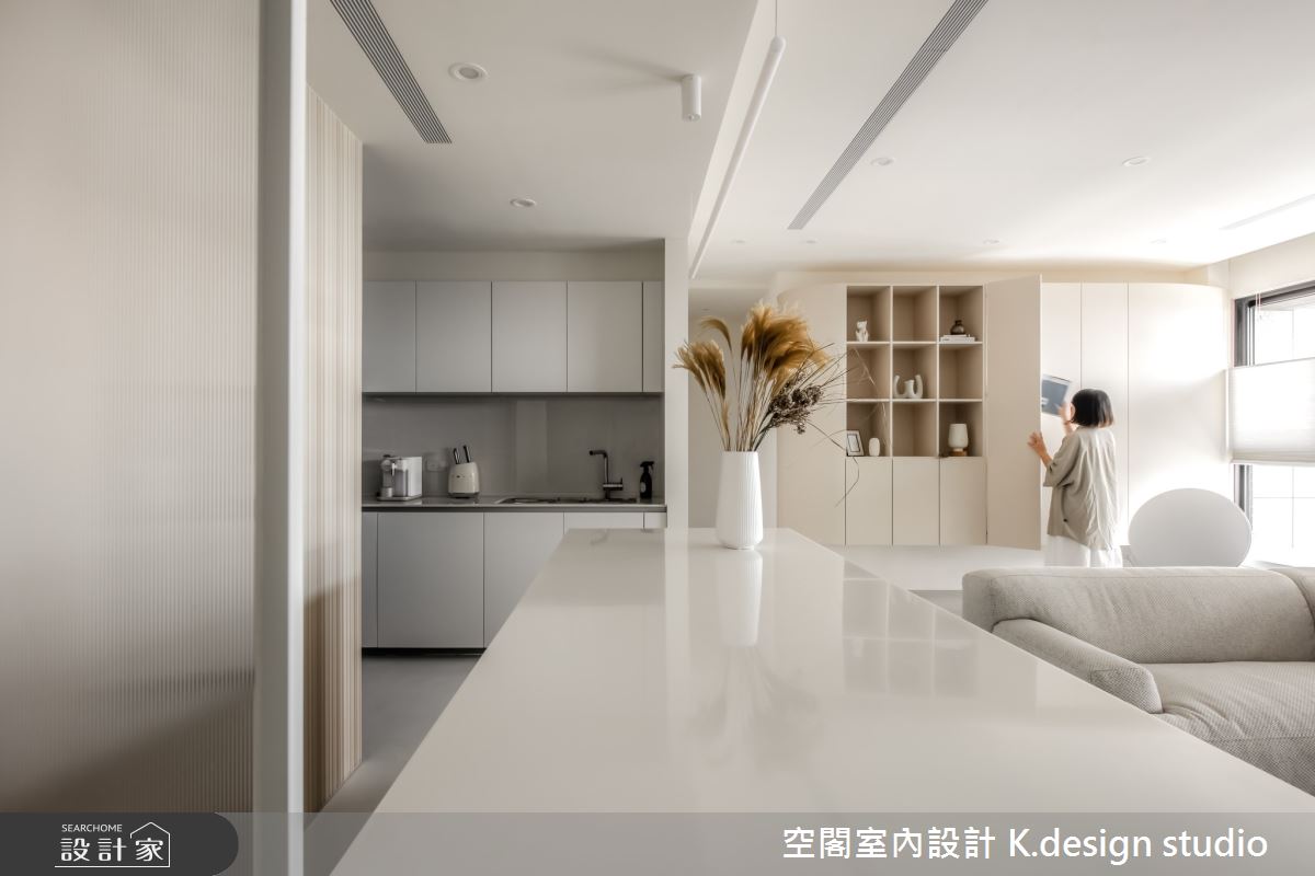35坪新成屋(5年以下)＿混搭風餐廳廚房中島案例圖片＿空閣室內設計 K.design studio＿空閣_12秋顏之6