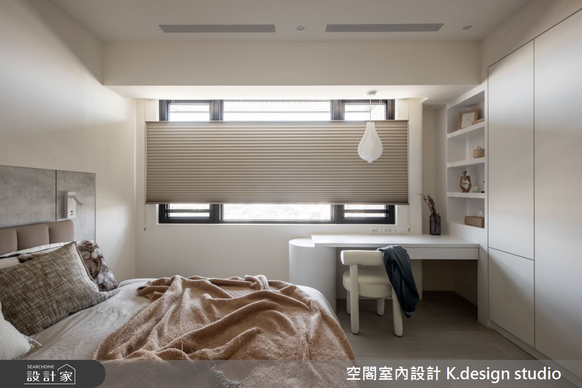 35坪新成屋(5年以下)＿混搭風臥室案例圖片＿空閣室內設計 K.design studio＿空閣_12秋顏之16