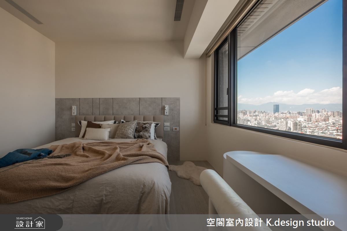 35坪新成屋(5年以下)＿混搭風臥室案例圖片＿空閣室內設計 K.design studio＿空閣_12秋顏之17