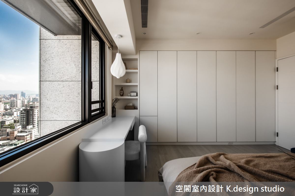 35坪新成屋(5年以下)＿混搭風臥室案例圖片＿空閣室內設計 K.design studio＿空閣_12秋顏之18