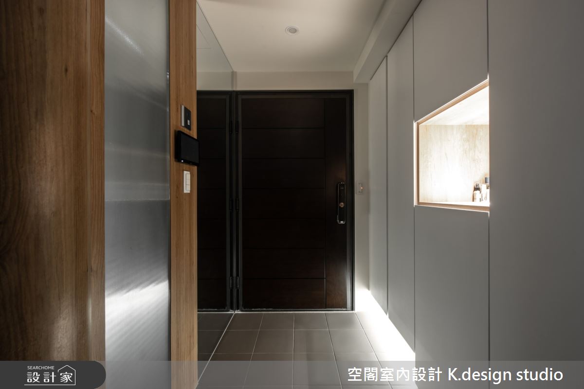 23坪中古屋(5~15年)＿混搭風玄關案例圖片＿空閣室內設計 K.design studio＿空閣_11馥寓之1