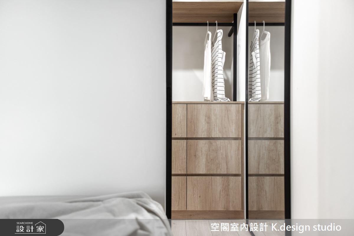 23坪中古屋(5~15年)＿混搭風臥室更衣間案例圖片＿空閣室內設計 K.design studio＿空閣_11馥寓之13