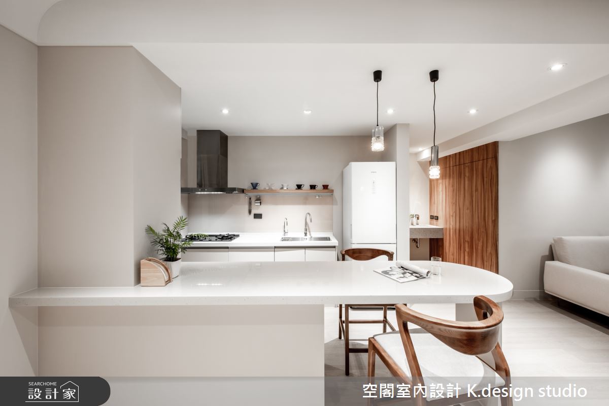 26坪老屋(31~40年)＿混搭風廚房中島案例圖片＿空閣室內設計 K.design studio＿空閣_14憶之7