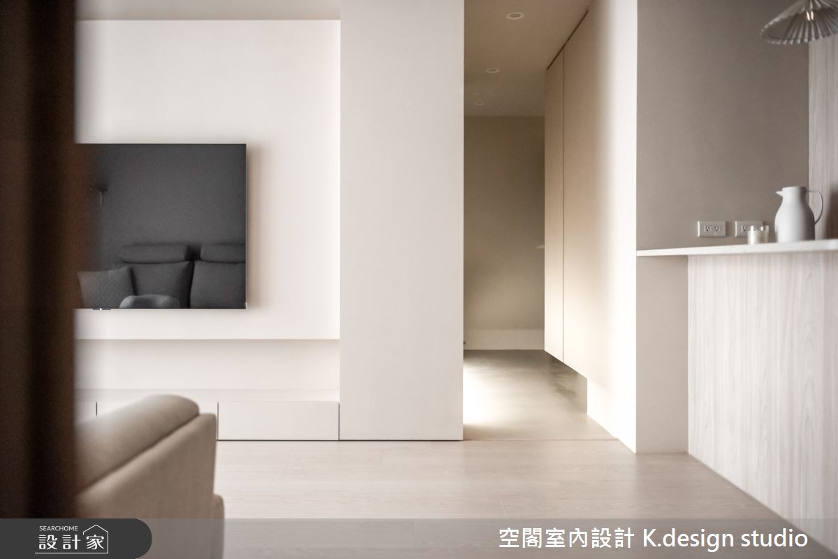 20坪新成屋(5年以下)＿混搭風玄關客廳案例圖片＿空閣室內設計 K.design studio＿空閣_18叕木之1