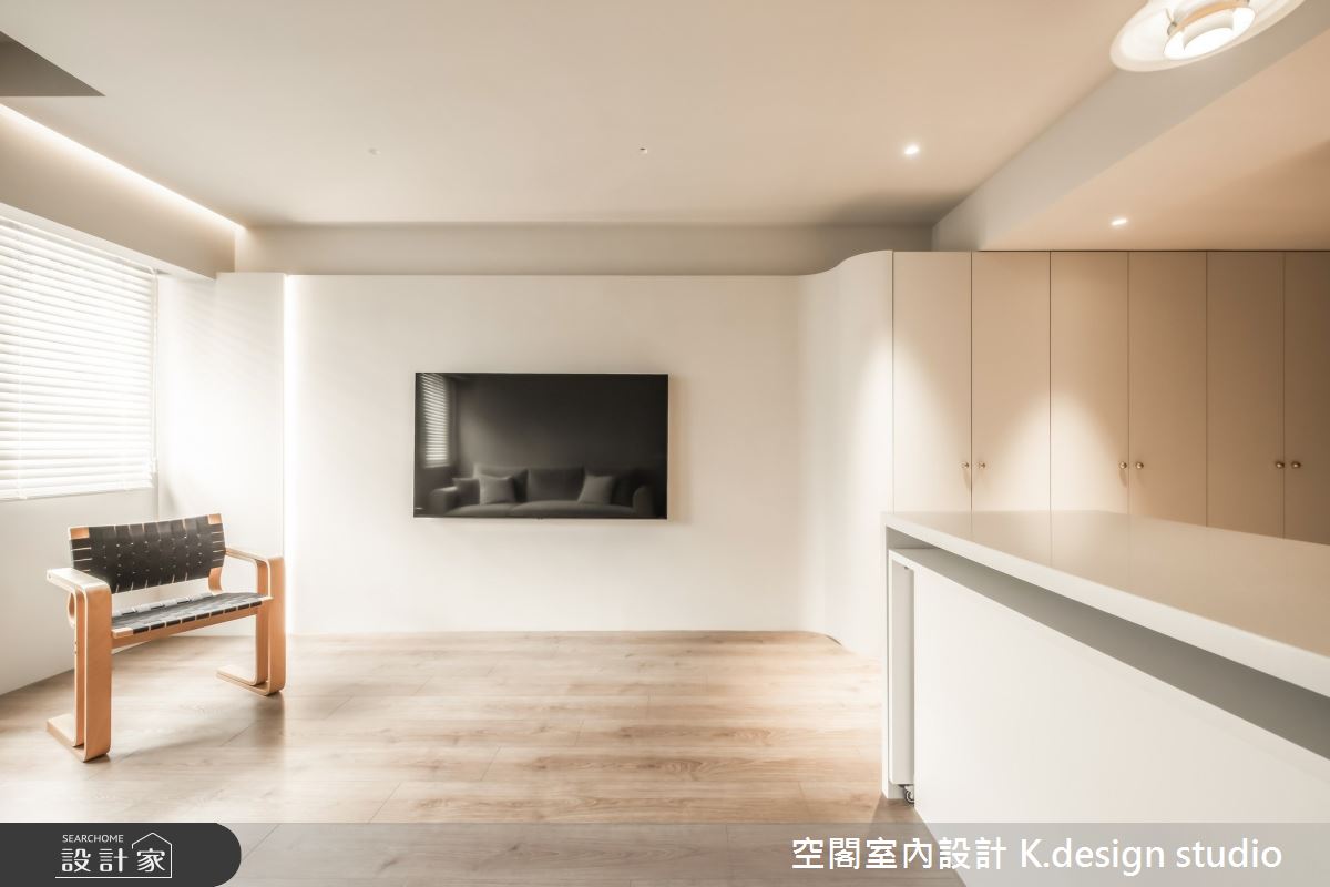 23坪老屋(31~40年)＿混搭風客廳餐廳中島案例圖片＿空閣室內設計 K.design studio＿空閣_19晨曦之2