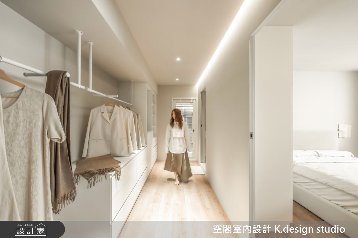 23坪老屋(31~40年)＿混搭風臥室更衣間案例圖片＿空閣室內設計 K.design studio＿空閣_19晨曦之15
