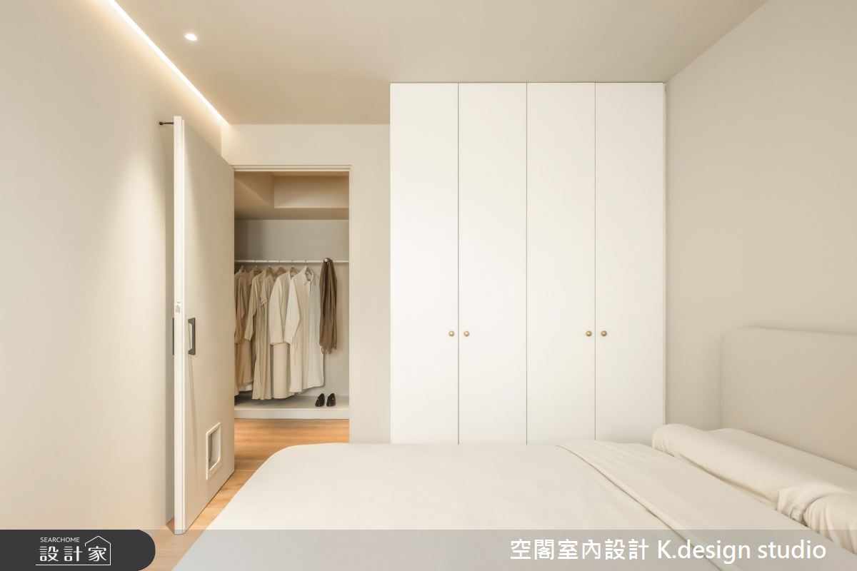 23坪老屋(31~40年)＿混搭風臥室更衣間案例圖片＿空閣室內設計 K.design studio＿空閣_19晨曦之12